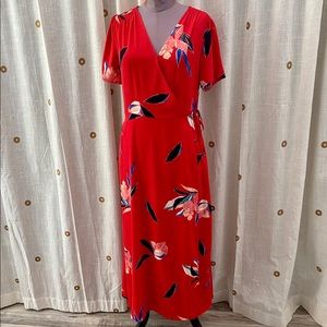 A New Day wrap maxi dress NWT